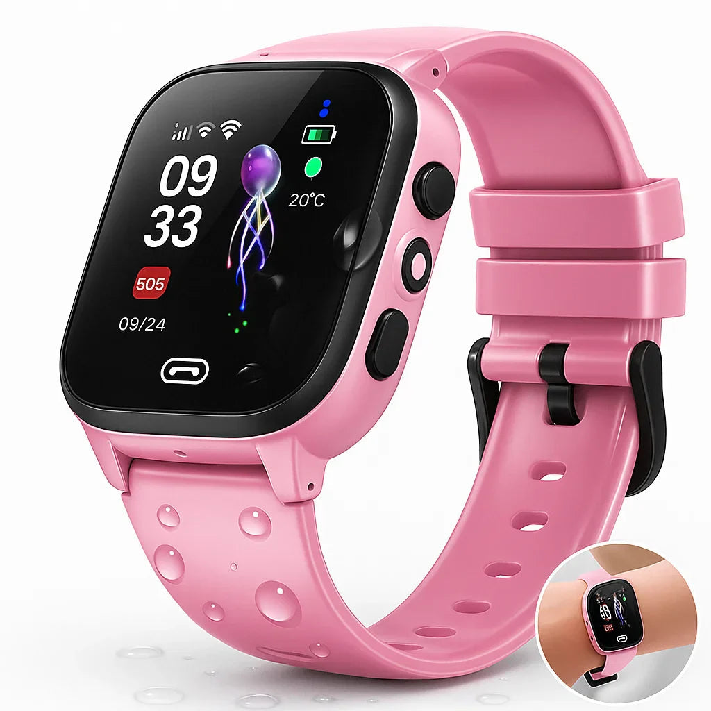 Montre Connectée | Suivi GPS En Temps Réel | Appel Vidéo 4G Et Caméra Étanche IP67 6