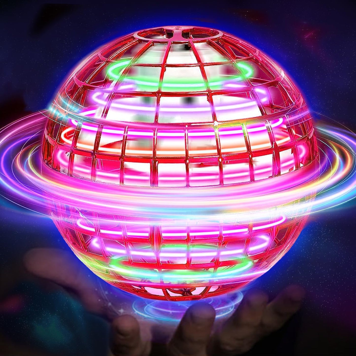 Balle Volante Boomerang | Matériau Plastique Résistant | Jouet Volant Avec Lumières LED Pour Coordination Et Concentration - 6