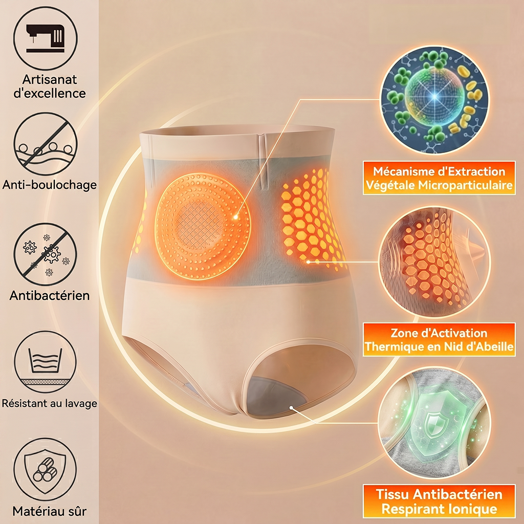 𝐏𝐀𝐔𝐑𝐀𝐉𝐔® 2026 Short Sculptant & Brûle-Graisses 4-en-1 aux Micro-Particules de Moringa & Berbérine