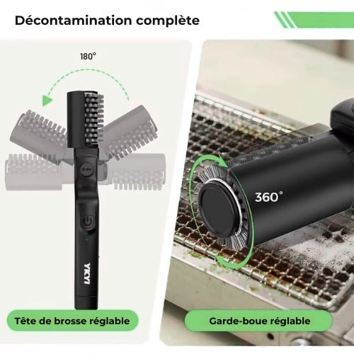 PowerScrub™ – Brosse Électrique de Nettoyage pour Barbecue