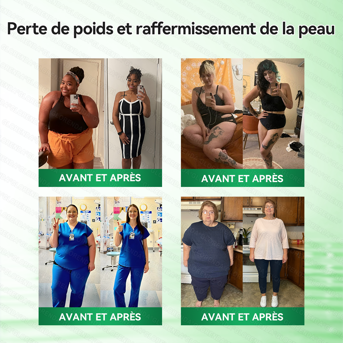 GLORENDA® | Moringa, Berbérine & NAD+ | Patch transdermique 10-en-1 à micro-aiguilles | Soutien du métabolisme