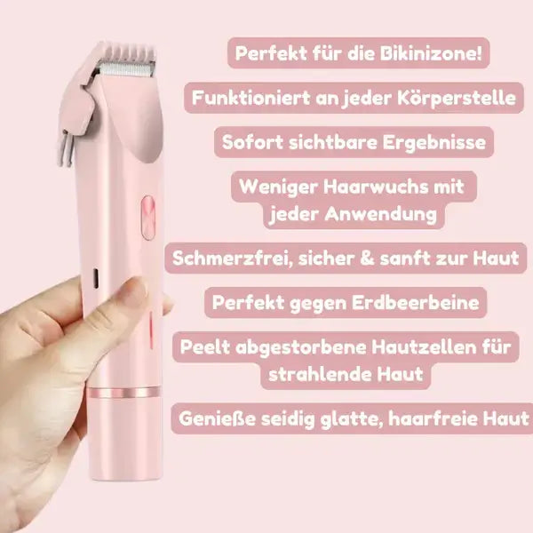 Éclat de Soie™ | Rasoir 2-en-1 pour femme pour une peau douce et soignée