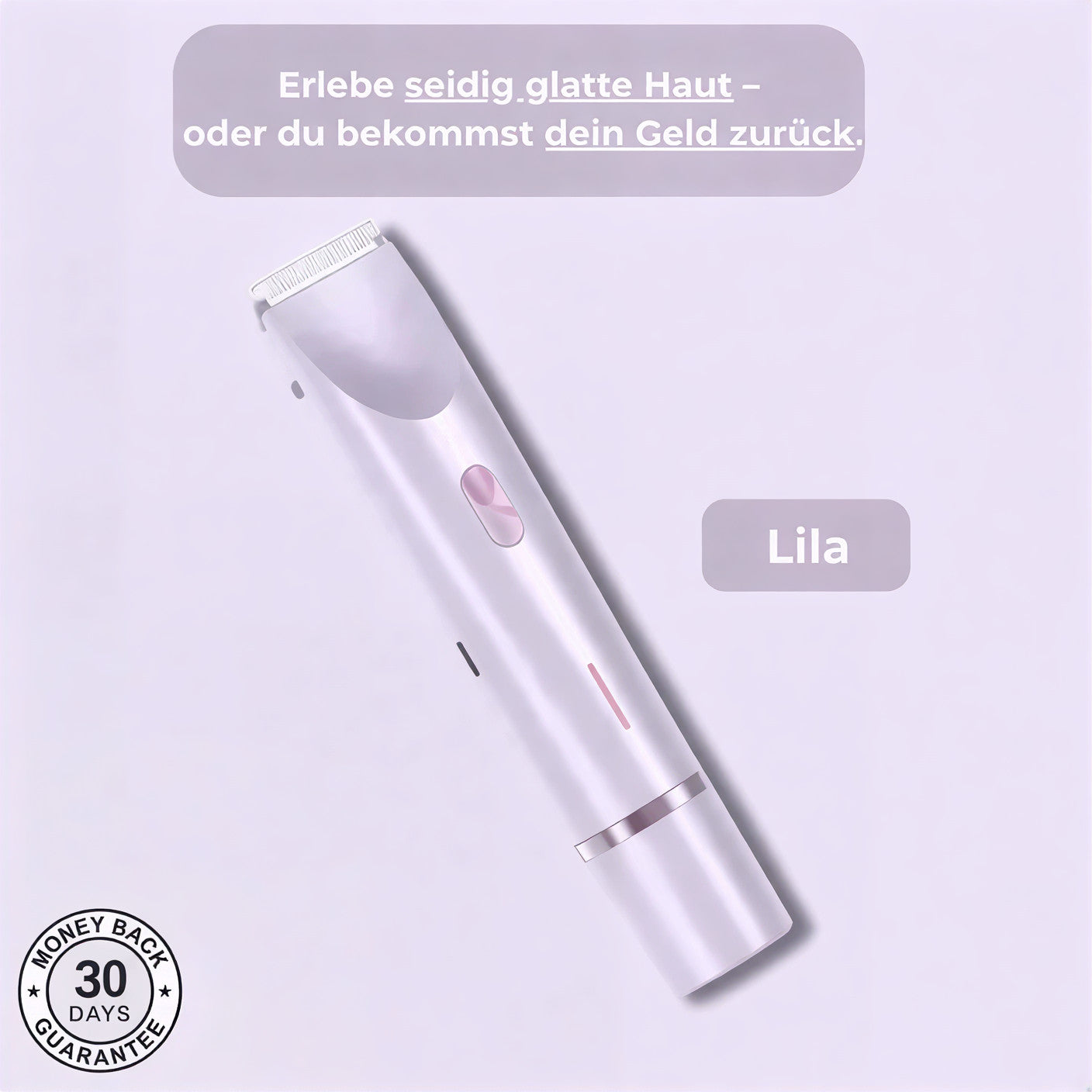 Éclat de Soie™ | Rasoir 2-en-1 pour femme pour une peau douce et soignée