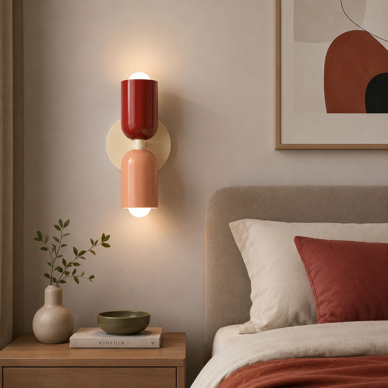 Applique Murale | Éclairage LED Diffus Vertical | Applique Murale Design Chambre et Salon 0