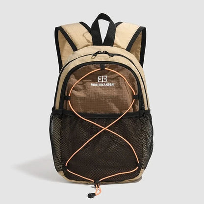 Backpack | Lightweight Nylon | Stylish Color Block Design for Outdoor Activities