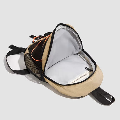 Backpack | Lightweight Nylon | Stylish Color Block Design for Outdoor Activities
