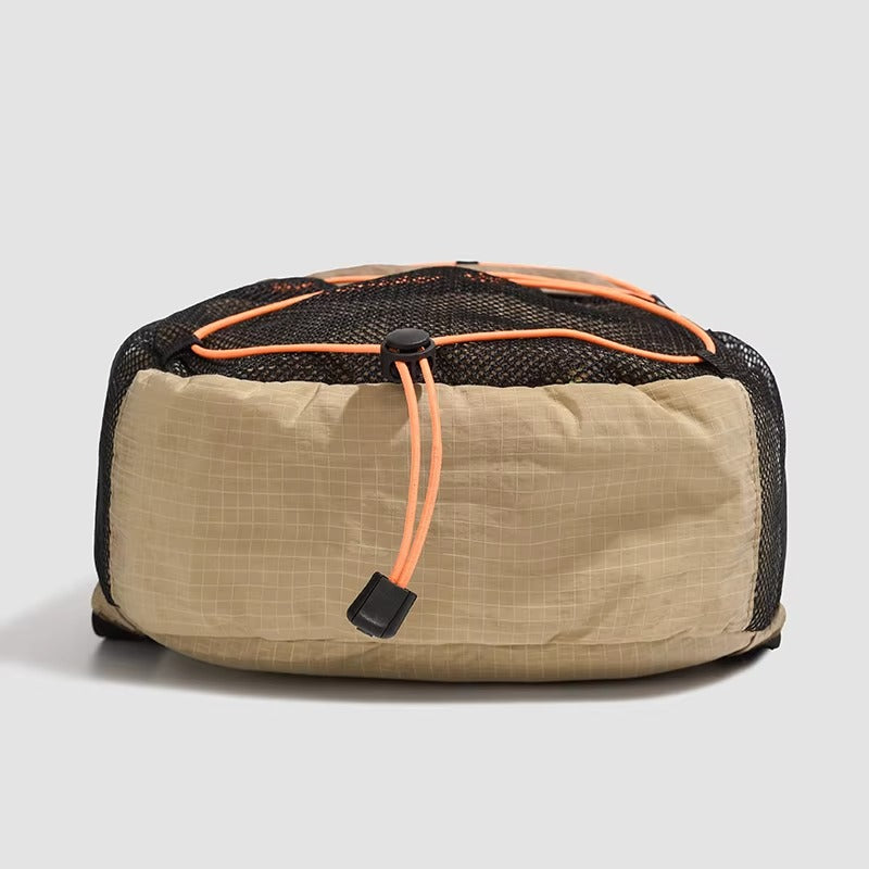 Backpack | Lightweight Nylon | Stylish Color Block Design for Outdoor Activities