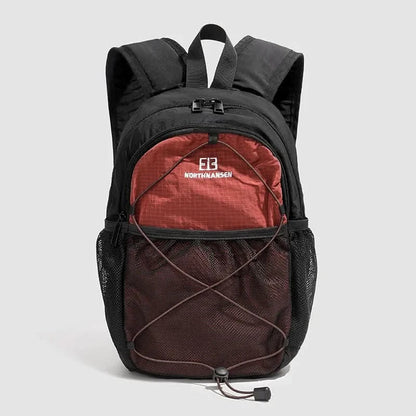 Backpack | Lightweight Nylon | Stylish Color Block Design for Outdoor Activities