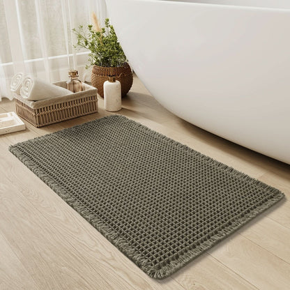 Bath Mat | Absorbent Cotton | Quick-Drying Non-Slip Design