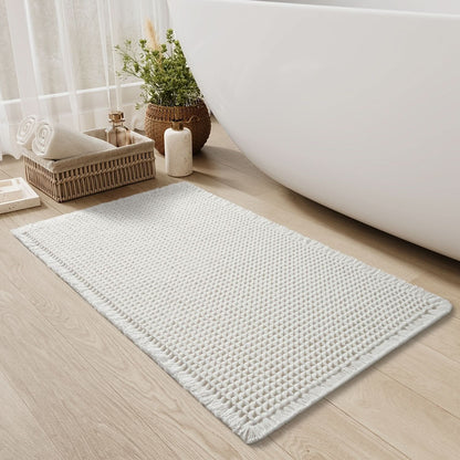 Bath Mat | Absorbent Cotton | Quick-Drying Non-Slip Design