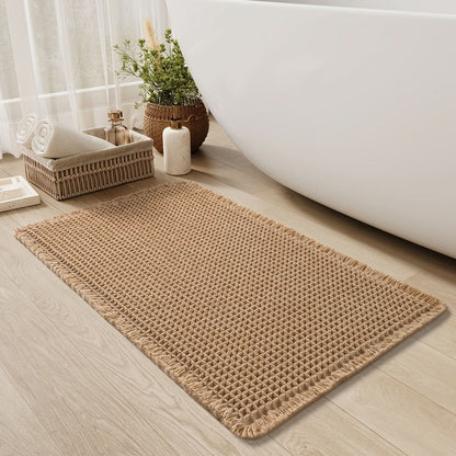 Bath Mat | Absorbent Cotton | Quick-Drying Non-Slip Design