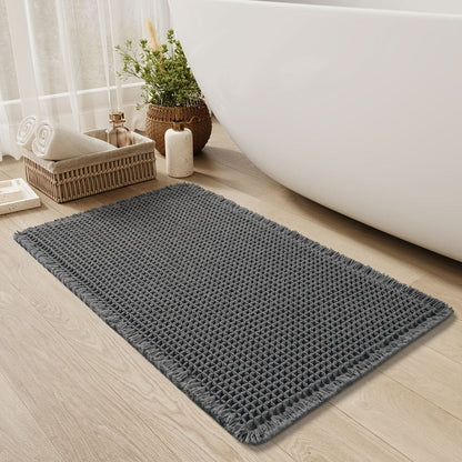 Bath Mat | Absorbent Cotton | Quick-Drying Non-Slip Design