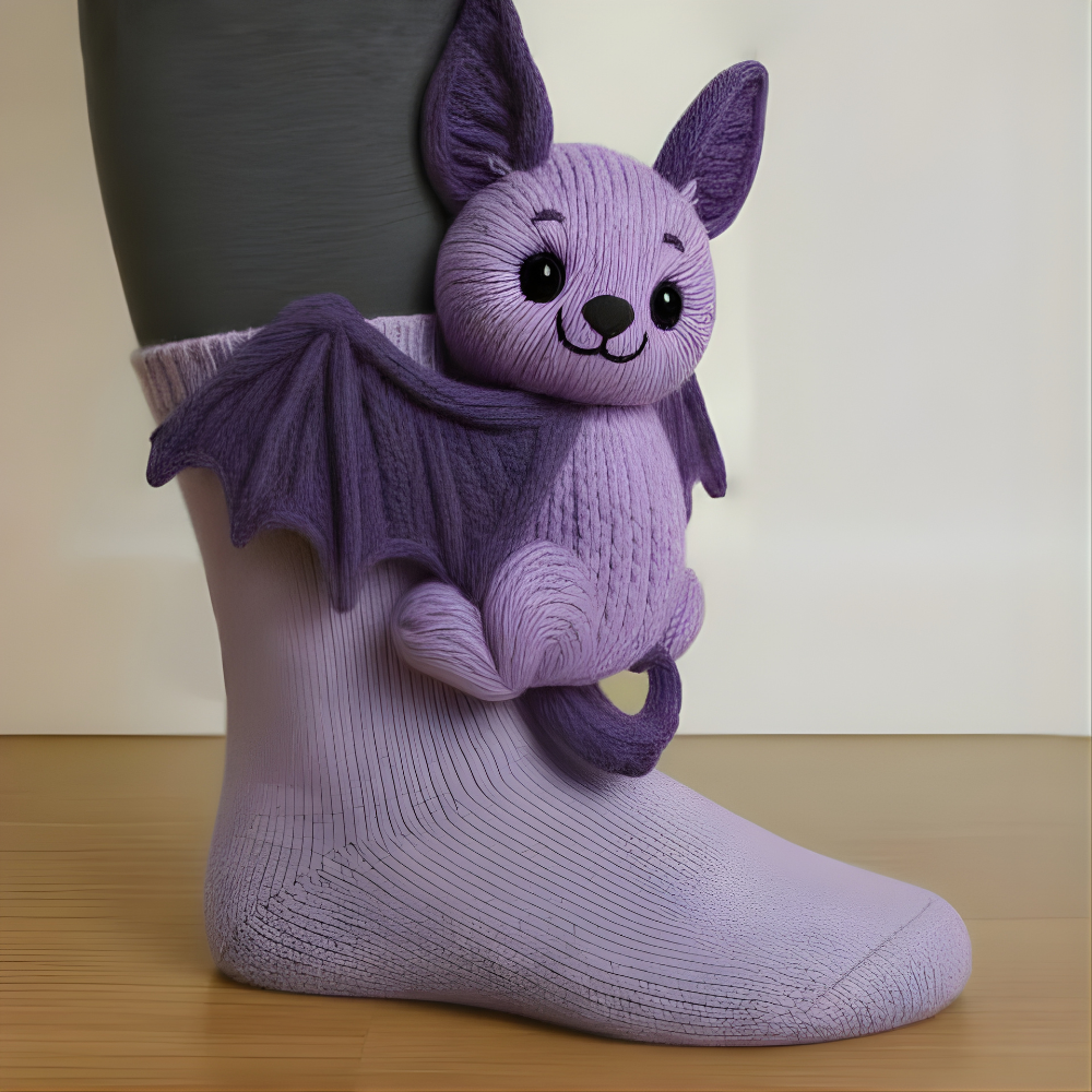 Chaussettes Douillettes Unisexes | Peluche Douce avec Semelle Antidérapante | Motif Animal 3D pour Hiver Confortable 7