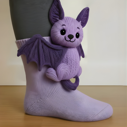 Chaussettes Douillettes Unisexes | Peluche Douce avec Semelle Antidérapante | Motif Animal 3D pour Hiver Confortable 7