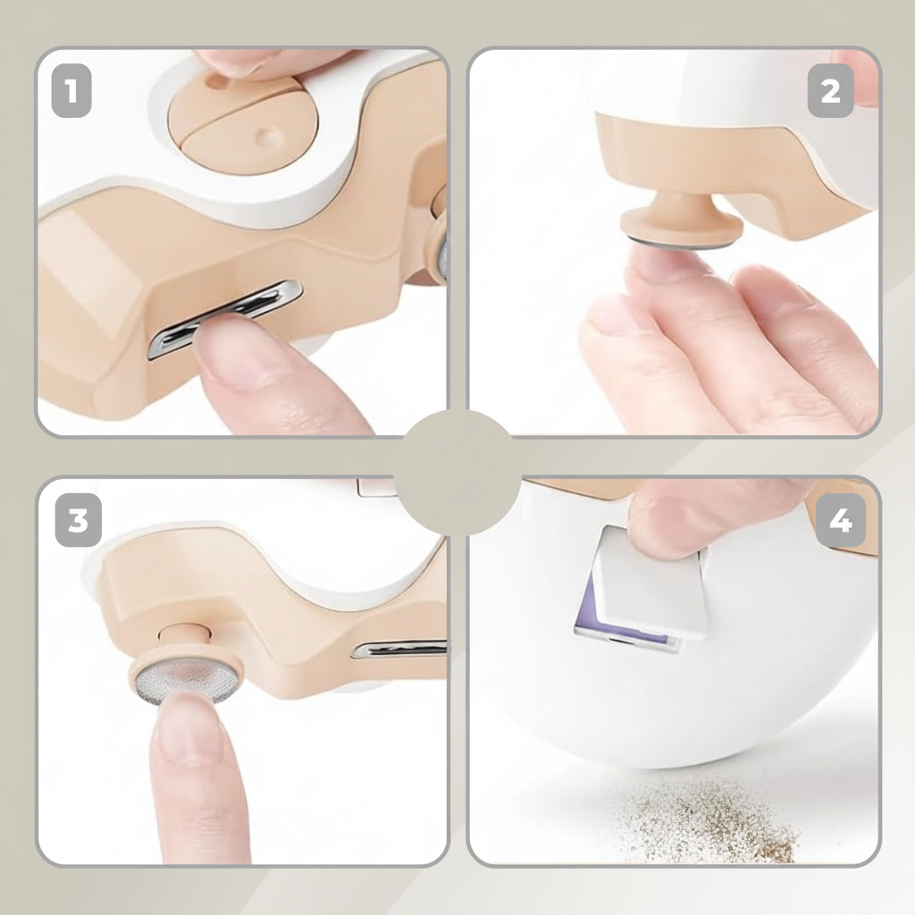 Coupe Ongles Électrique | Fonction 2 En 1 Avec Système De Sécurité | Coupe Ongles Pour Tous Âges 4