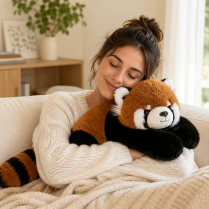 Coussin Peluche | Tissu 100 % Polyester Doux | Oreiller Câlin en Peluche pour Relaxation et Confort 1