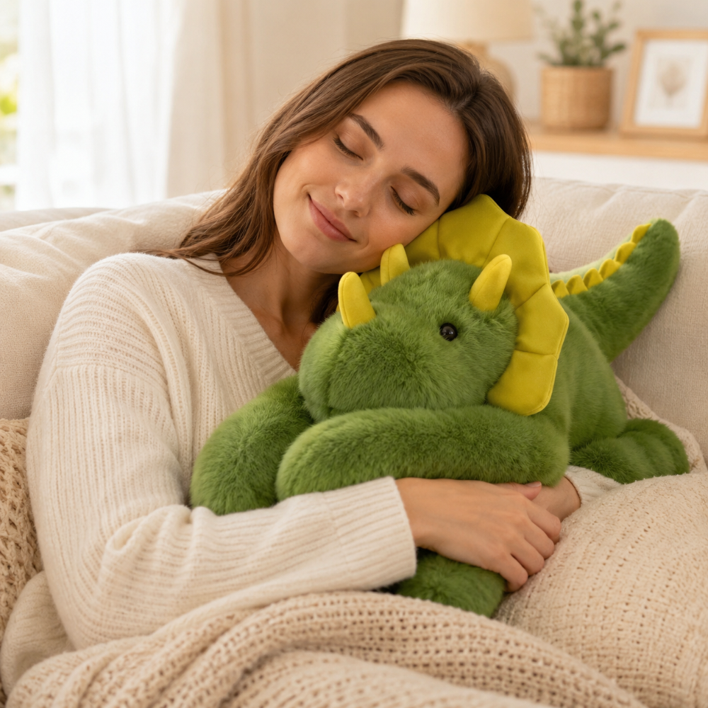 Coussin Peluche | Tissu 100 % Polyester Doux | Oreiller Câlin en Peluche pour Relaxation et Confort 4
