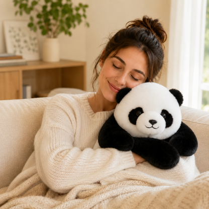 Coussin Peluche | Tissu 100 % Polyester Doux | Oreiller Câlin en Peluche pour Relaxation et Confort 5