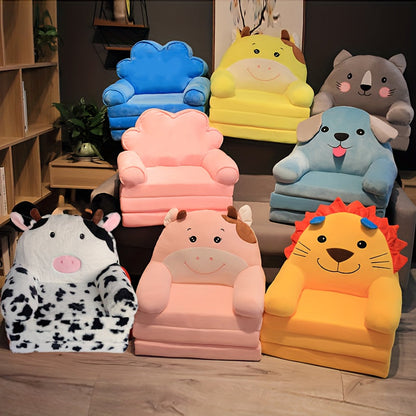 Fauteuil Enfant Transformable En Lit | Mousse Rembourrée Douce | Convertible 3 Plis Avec Surface Allongée 120 Cm - 8
