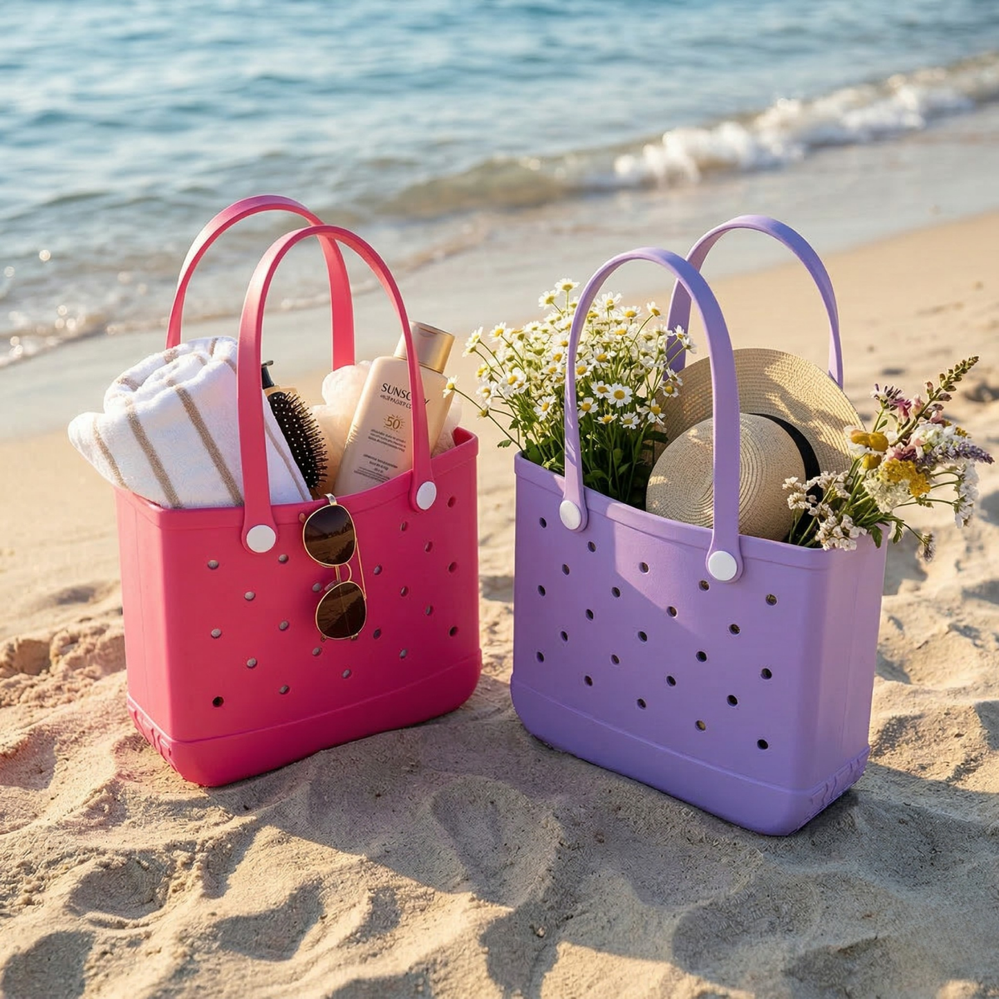 Beach Tote Bag | Waterproof and Sandproof Design | Spacious Beach Bag for Women