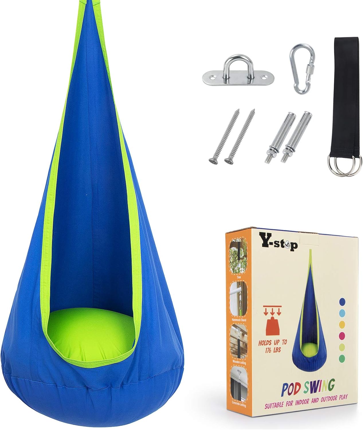 Fauteuil Suspendu | Coton Robuste | Fauteuil Suspendu Jardin et Extérieur 0