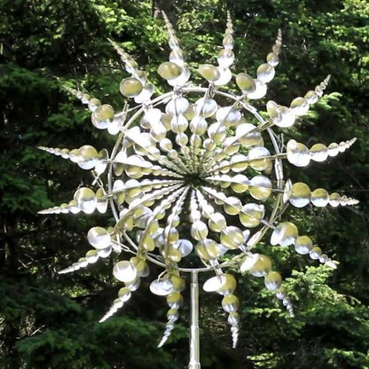 Wind Spinner | Metal Construction | Outdoor Kinetic Garden Decoration