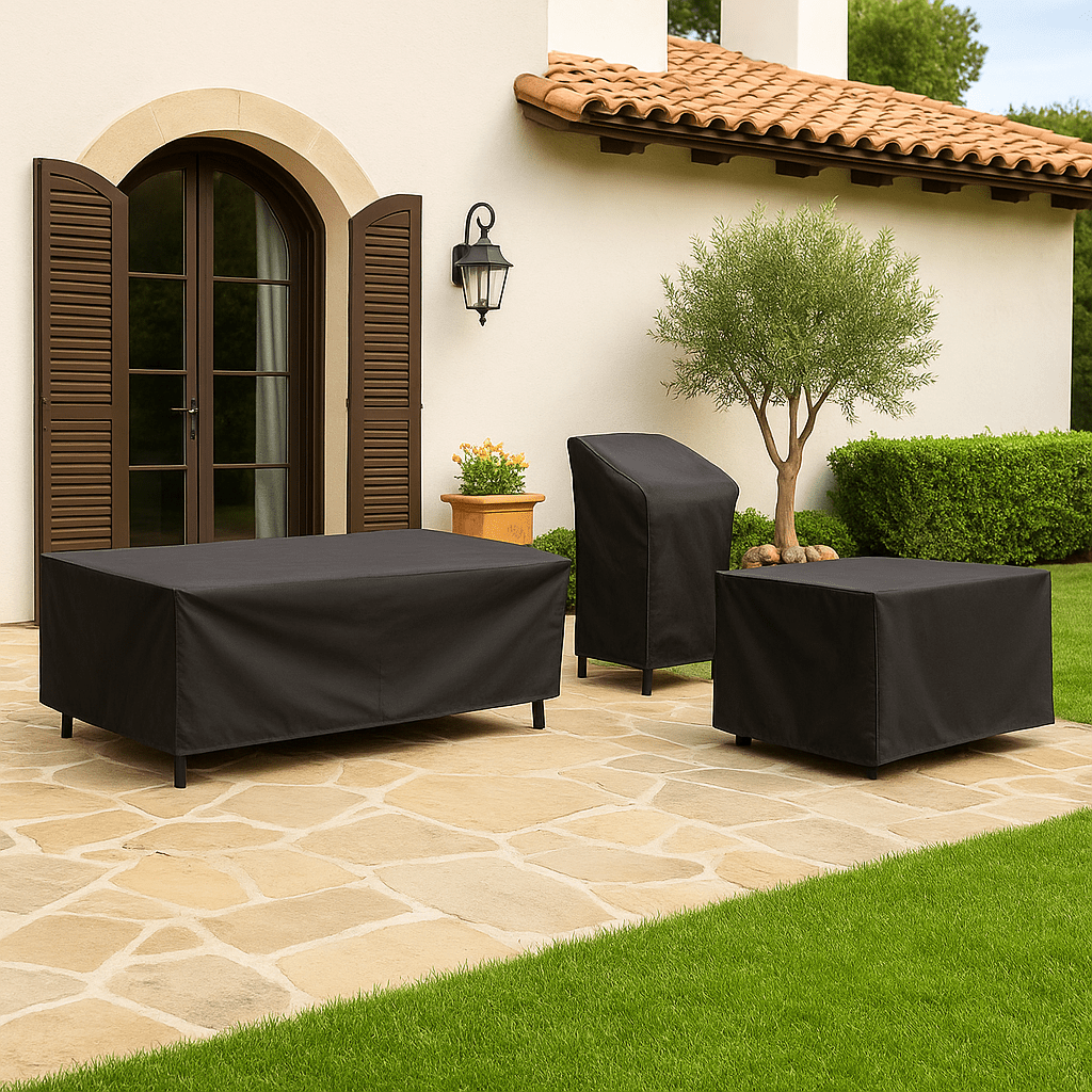 Housse Pour Salon De Jardin | Polyester Imperméable | Housse De Protection Salon De Jardin Toute L'Année 3