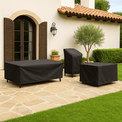 Housse Pour Salon De Jardin | Polyester Imperméable | Housse De Protection Salon De Jardin Toute L'Année 3