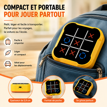 Jeu Tic-Tac-Toe électronique | Intelligence artificielle interactive | Modes de jeu variés et écran tactile portable 5