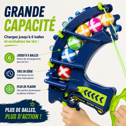 Jeu d'arc et tir à cible | Système de balles adhésives | Jeu éducatif interactif pour enfants à partir de 3 ans 4