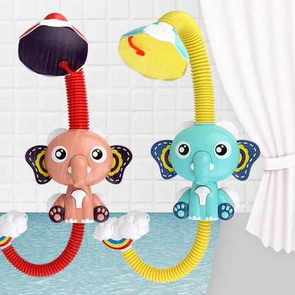 Jouet de bain bébé éléphant | Douche rotative 360° | Design mignon pour tout-petits 3
