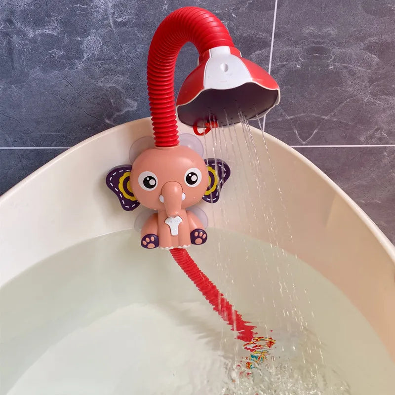 Jouet de bain bébé éléphant | Douche rotative 360° | Design mignon pour tout-petits 5
