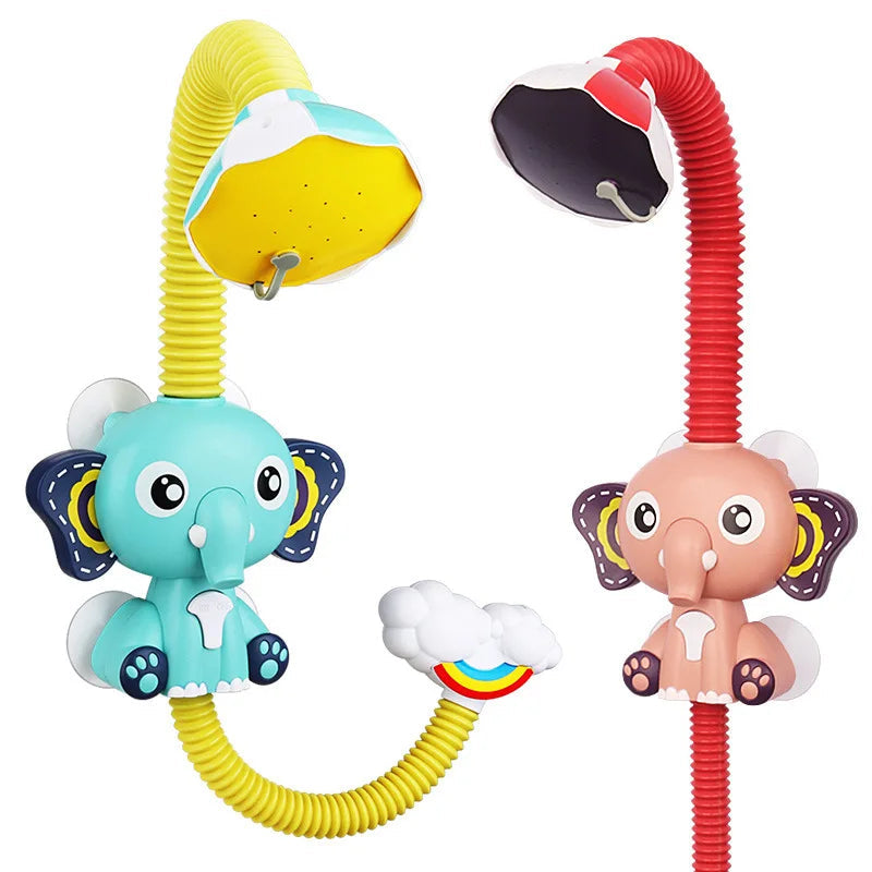 Jouet de bain bébé éléphant | Douche rotative 360° | Design mignon pour tout-petits 7