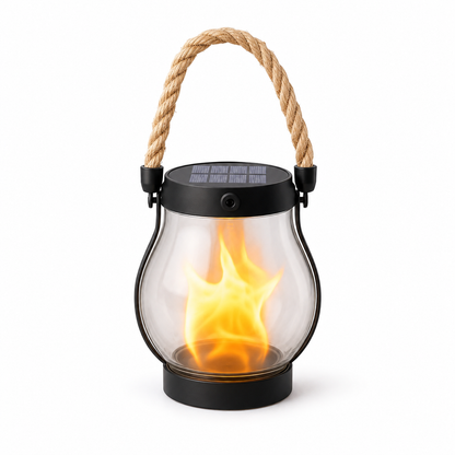 Lampe Solaire Extérieur | Éclairage LED À Effet Flamme | Lampe Solaire Jardin et Lumière Solaire Extérieur 01