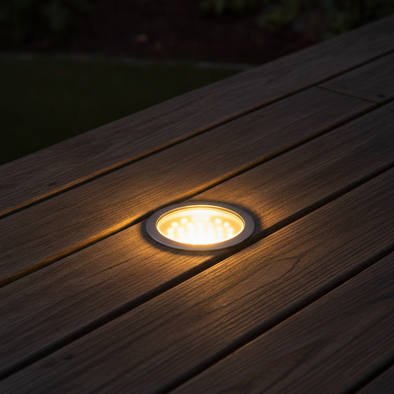 Lampe Solaire | Ensemble de 8 Disques Résistants aux Intempéries | Éclairage Extérieur Solaire pour Terrasse 2