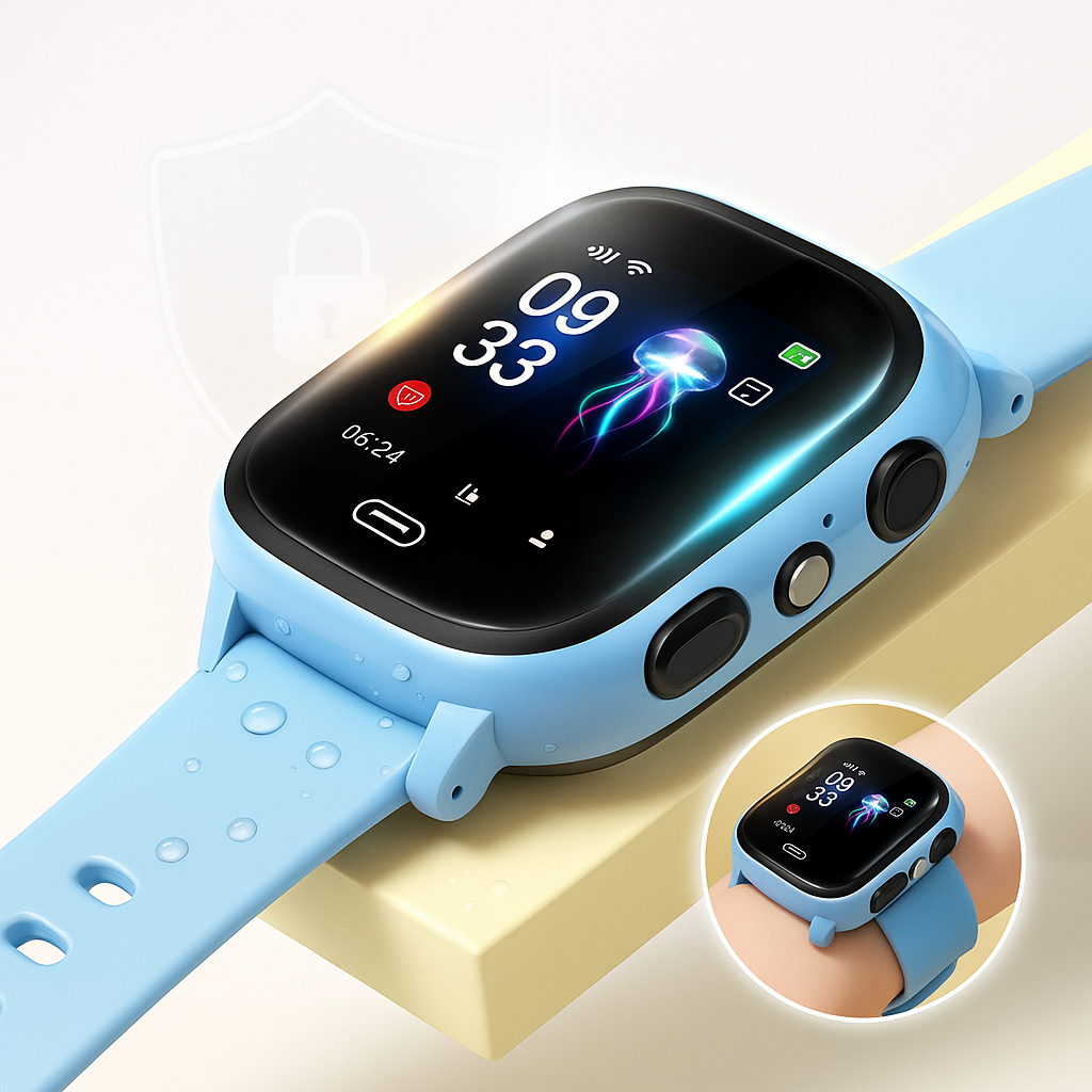 Montre Connectée | Suivi GPS En Temps Réel | Appel Vidéo 4G Et Caméra Étanche IP67 1