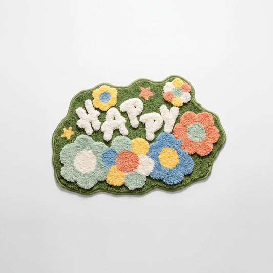 Mousseo - Tapis De Bain Originaux À Motif Floral 