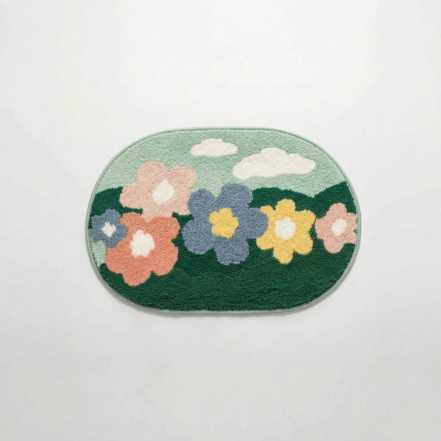 Mousseo - Tapis De Bain Originaux À Motif Floral 