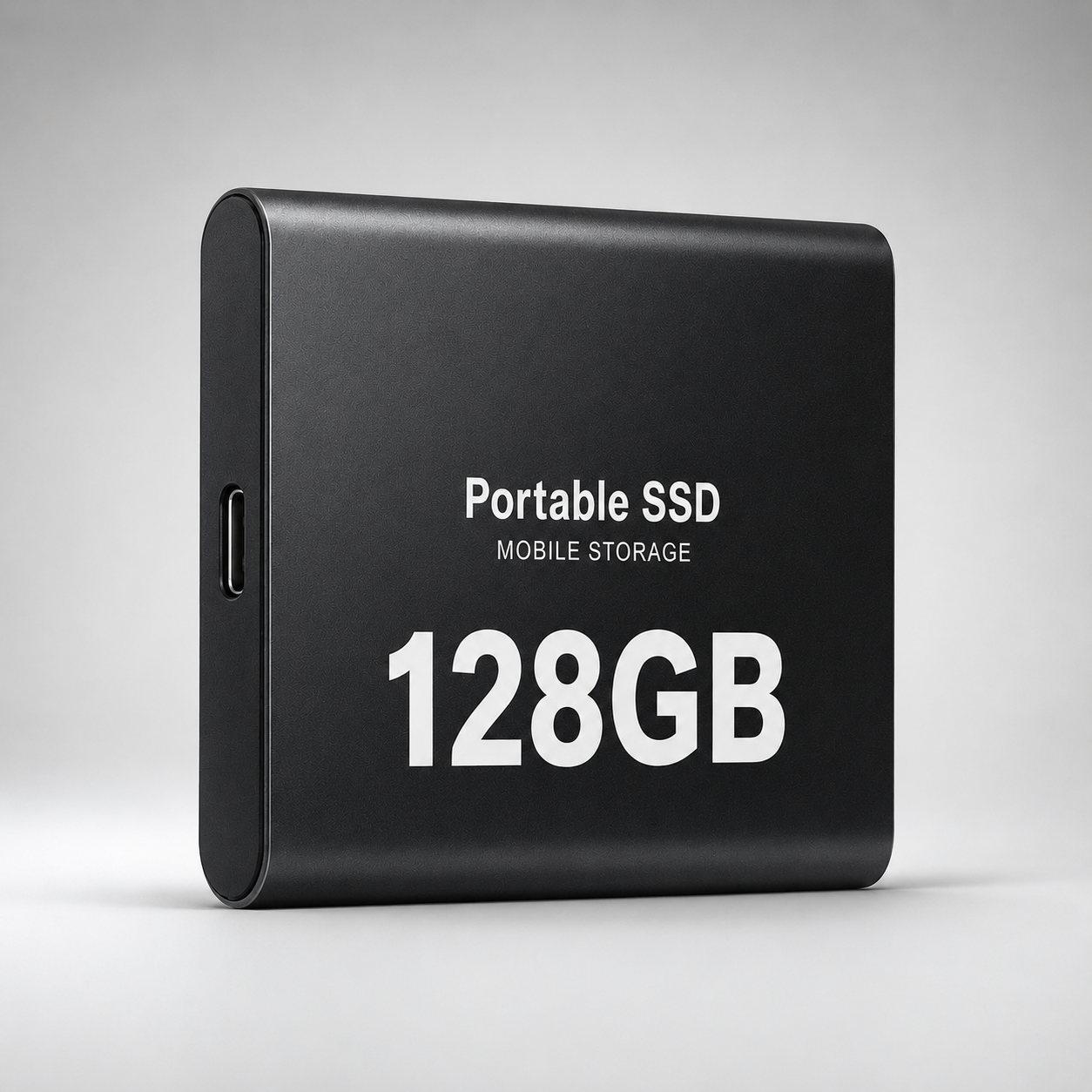 SSD Externe 128 Go USB 3.1 et USB-C | Jusqu’à 540 Mo/s | Boîtier Aluminium Compact pour Windows, macOS et Android