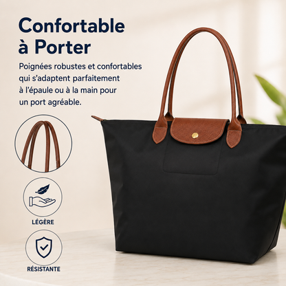 Sac à bandoulière | Nylon Oxford Résistant | Sac bandoulière femme, sac bandoulière homme avec poches intérieures multiples 3
