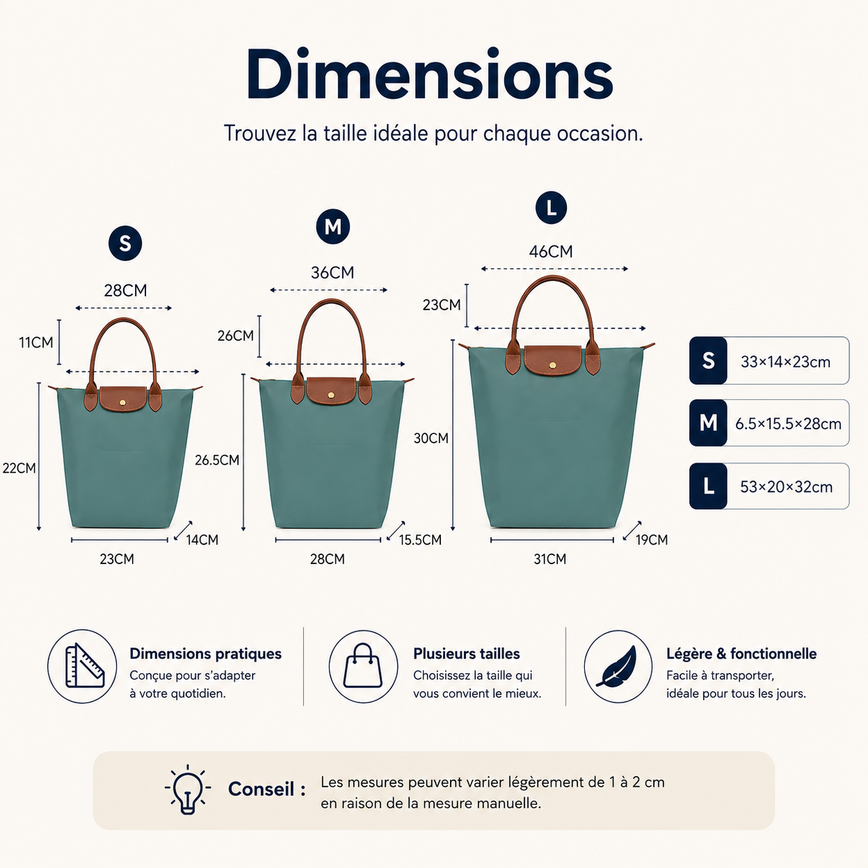 Sac à bandoulière | Nylon Oxford Résistant | Sac bandoulière femme, sac bandoulière homme avec poches intérieures multiples 8