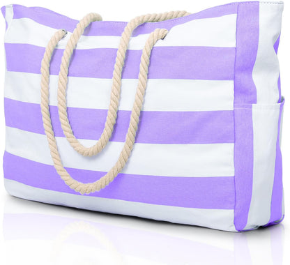 Beach Tote | Waterproof 600D Polyester | Large Beach Bag with Smart Organization and Side Pockets