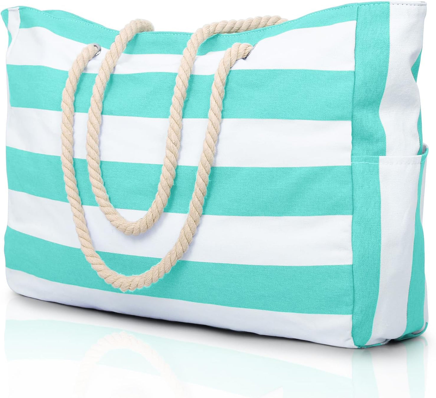 Beach Tote | Waterproof 600D Polyester | Large Beach Bag with Smart Organization and Side Pockets