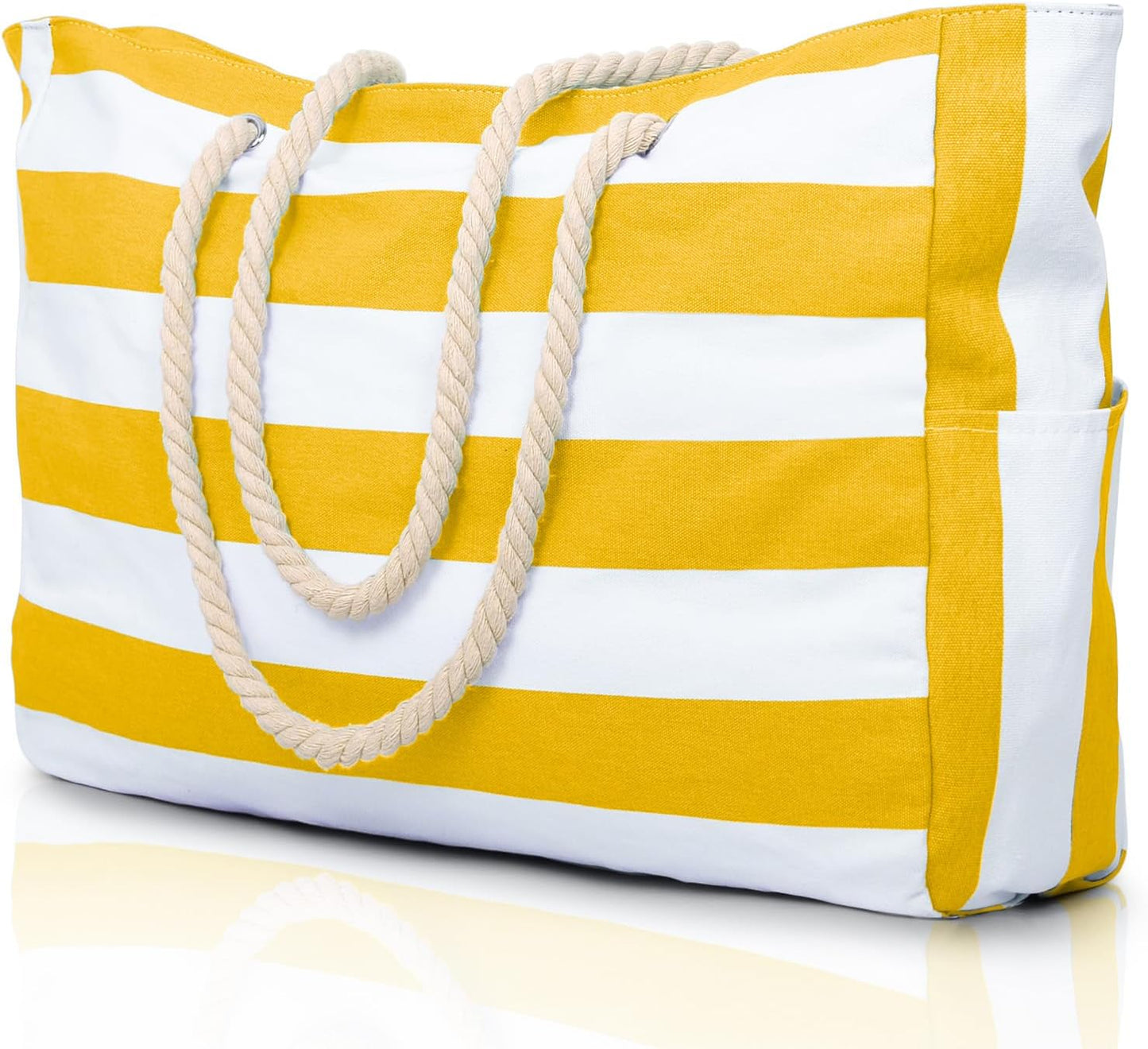Beach Tote | Waterproof 600D Polyester | Large Beach Bag with Smart Organization and Side Pockets