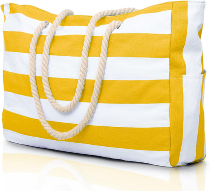 Beach Tote | Waterproof 600D Polyester | Large Beach Bag with Smart Organization and Side Pockets