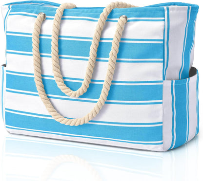 Beach Tote | Waterproof 600D Polyester | Large Beach Bag with Smart Organization and Side Pockets