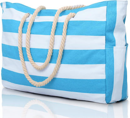 Beach Tote | Waterproof 600D Polyester | Large Beach Bag with Smart Organization and Side Pockets