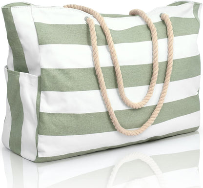 Beach Tote | Waterproof 600D Polyester | Large Beach Bag with Smart Organization and Side Pockets