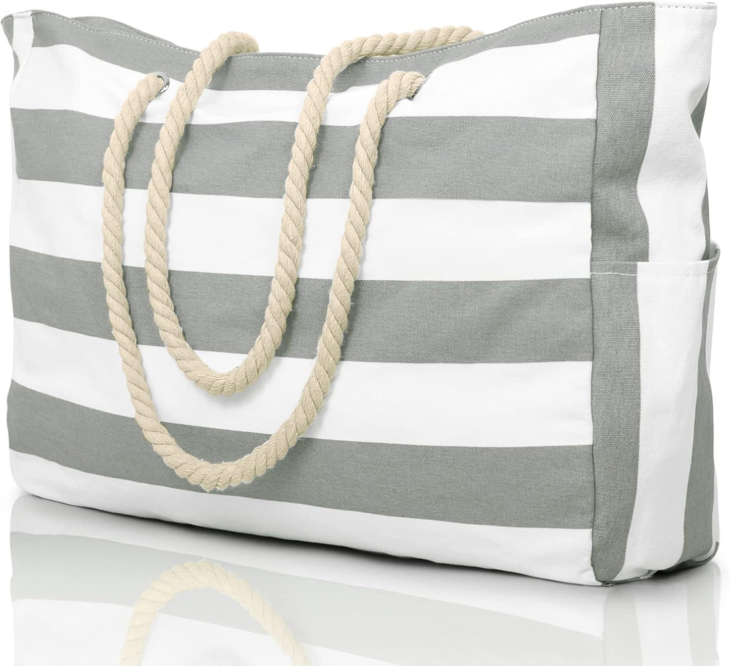 Beach Tote | Waterproof 600D Polyester | Large Beach Bag with Smart Organization and Side Pockets