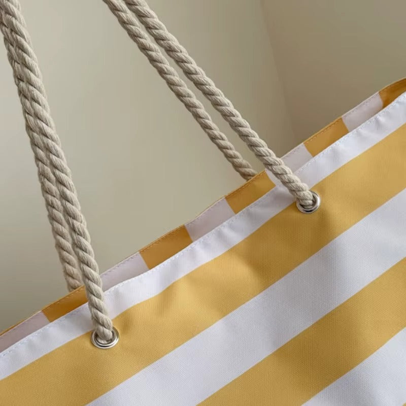 Beach Tote | Waterproof 600D Polyester | Large Beach Bag with Smart Organization and Side Pockets
